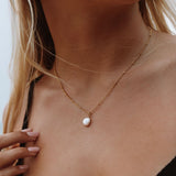 Luna Baroque Pearl Pendant Necklace