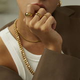 Polished Silver Dome Ring