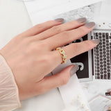 Chloe Gold Chain Ring