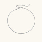 Elizabeth Herringbone Chain Necklace