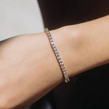 Lillian Gold Tennis Bracelet