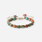 Boho Turquoise Stone Beaded Bracelet