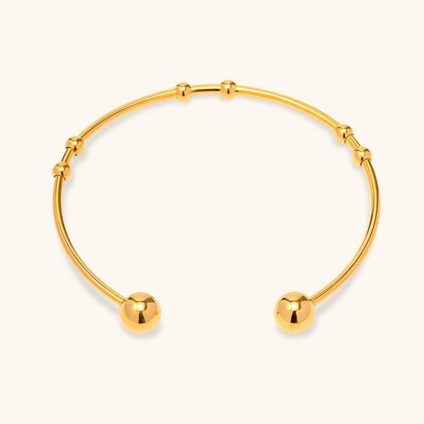 Alora Minimalist Gold Bangle
