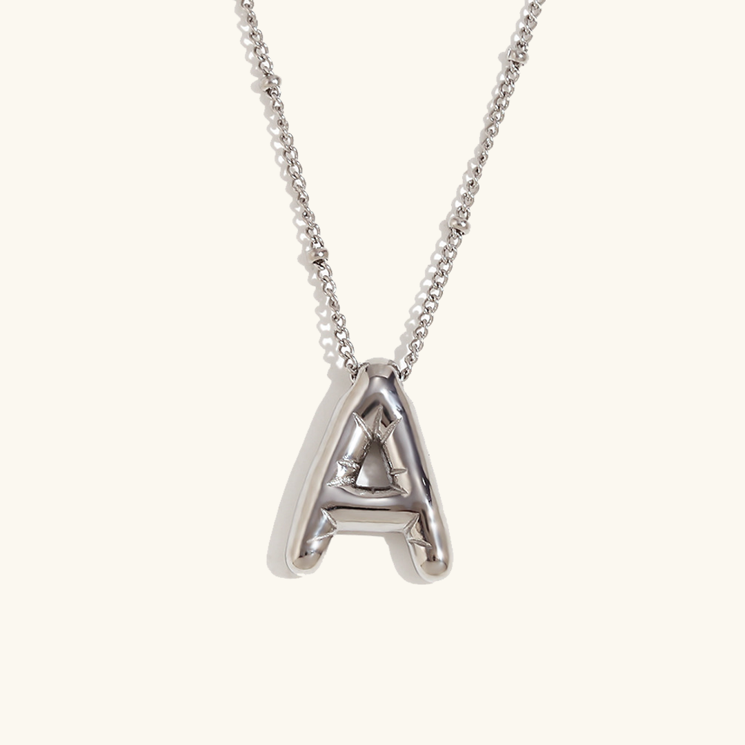 Aurelia Balloon Initial Necklace