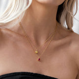 Amelia Birthstone Necklace