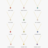 Amelia Birthstone Necklace