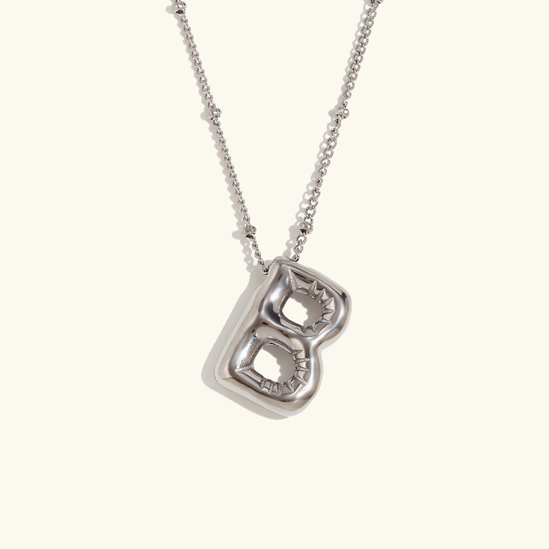 Aurelia Balloon Initial Necklace