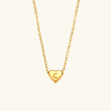 Heart Initial Pendant Necklace