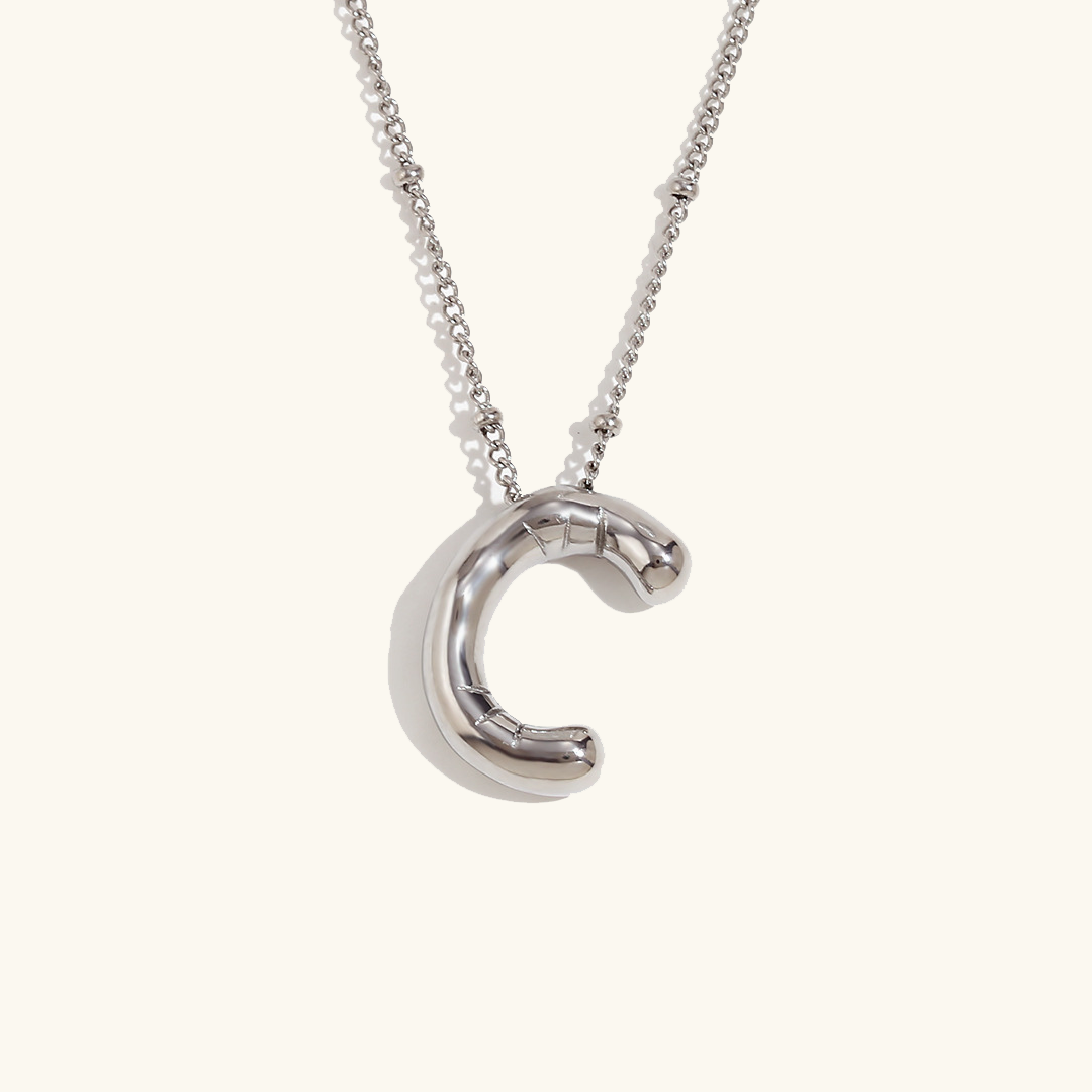 Aurelia Balloon Initial Necklace