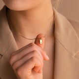 Seren Rectangle Initial Necklace
