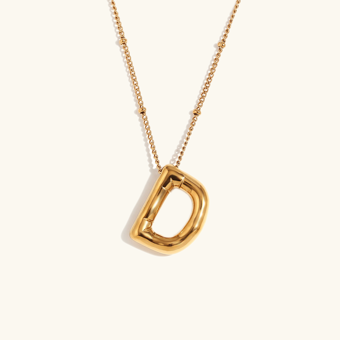 Aurelia Balloon Initial Necklace