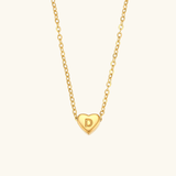 Heart Initial Pendant Necklace