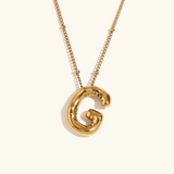 Aurelia Balloon Initial Necklace