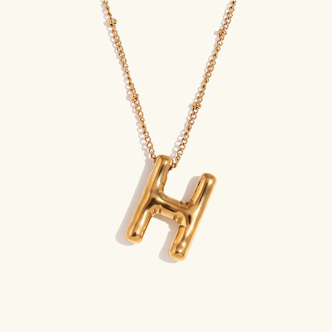 Aurelia Balloon Initial Necklace