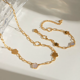 Elora Clover Chain Necklace