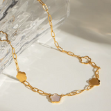 Elora Clover Chain Necklace