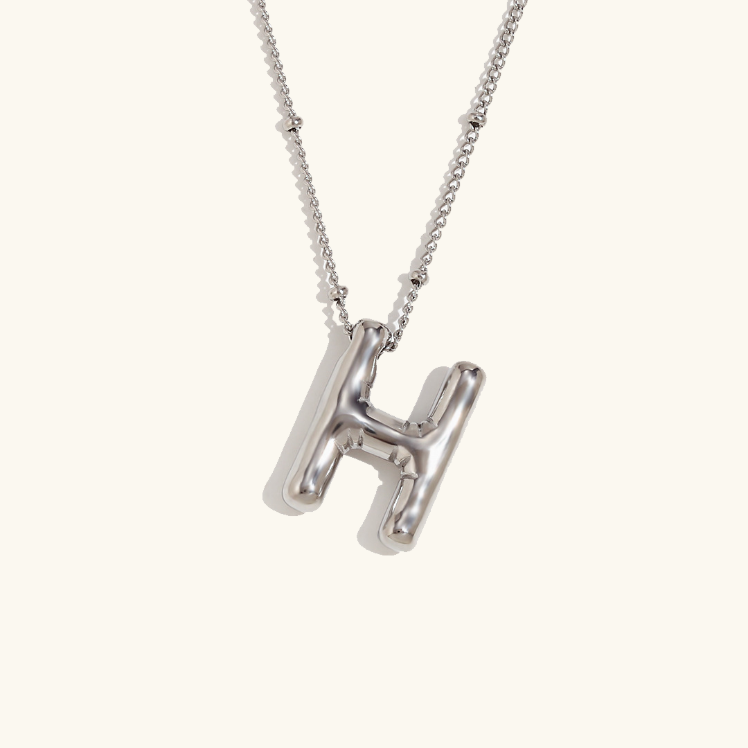 Aurelia Balloon Initial Necklace