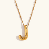 Aurelia Balloon Initial Necklace