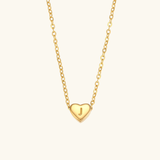 Heart Initial Pendant Necklace