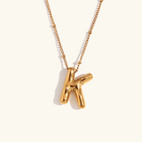 Aurelia Balloon Initial Necklace