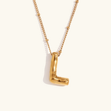 Aurelia Balloon Initial Necklace