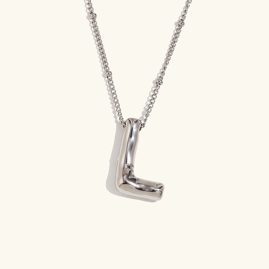 Aurelia Balloon Initial Necklace