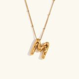 Aurelia Balloon Initial Necklace