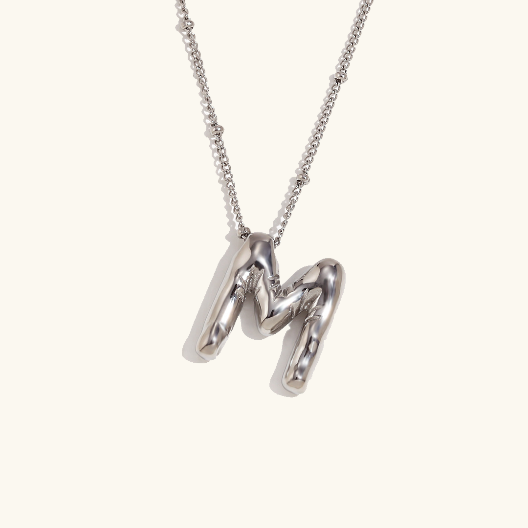 Aurelia Balloon Initial Necklace