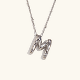Aurelia Balloon Initial Necklace