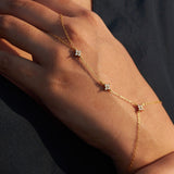 Mia Crystal Hand Chain Bracelet