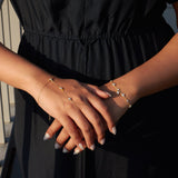 Mia Crystal Hand Chain Bracelet