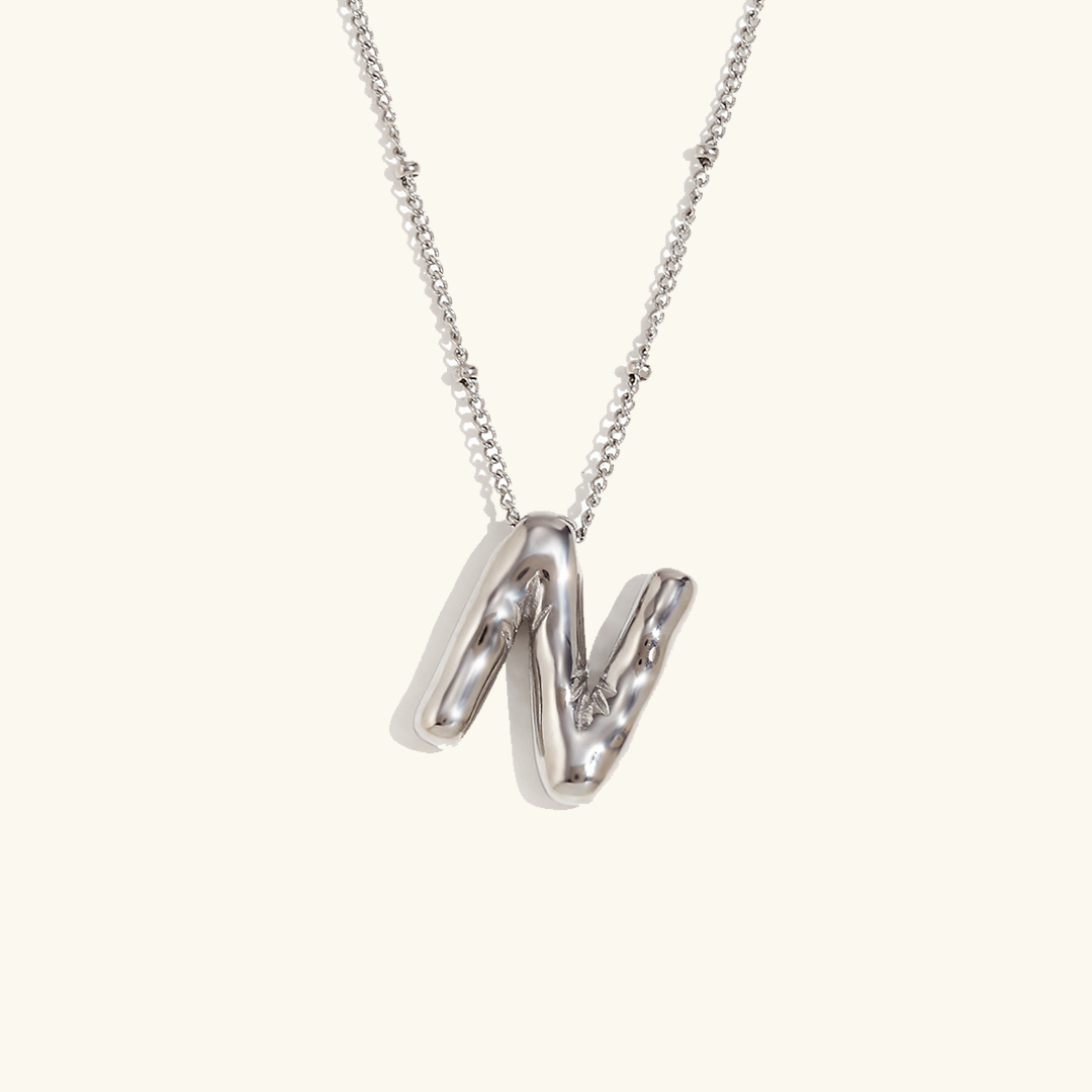 Aurelia Balloon Initial Necklace