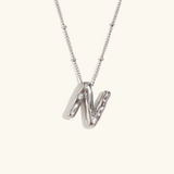 Aurelia Balloon Initial Necklace