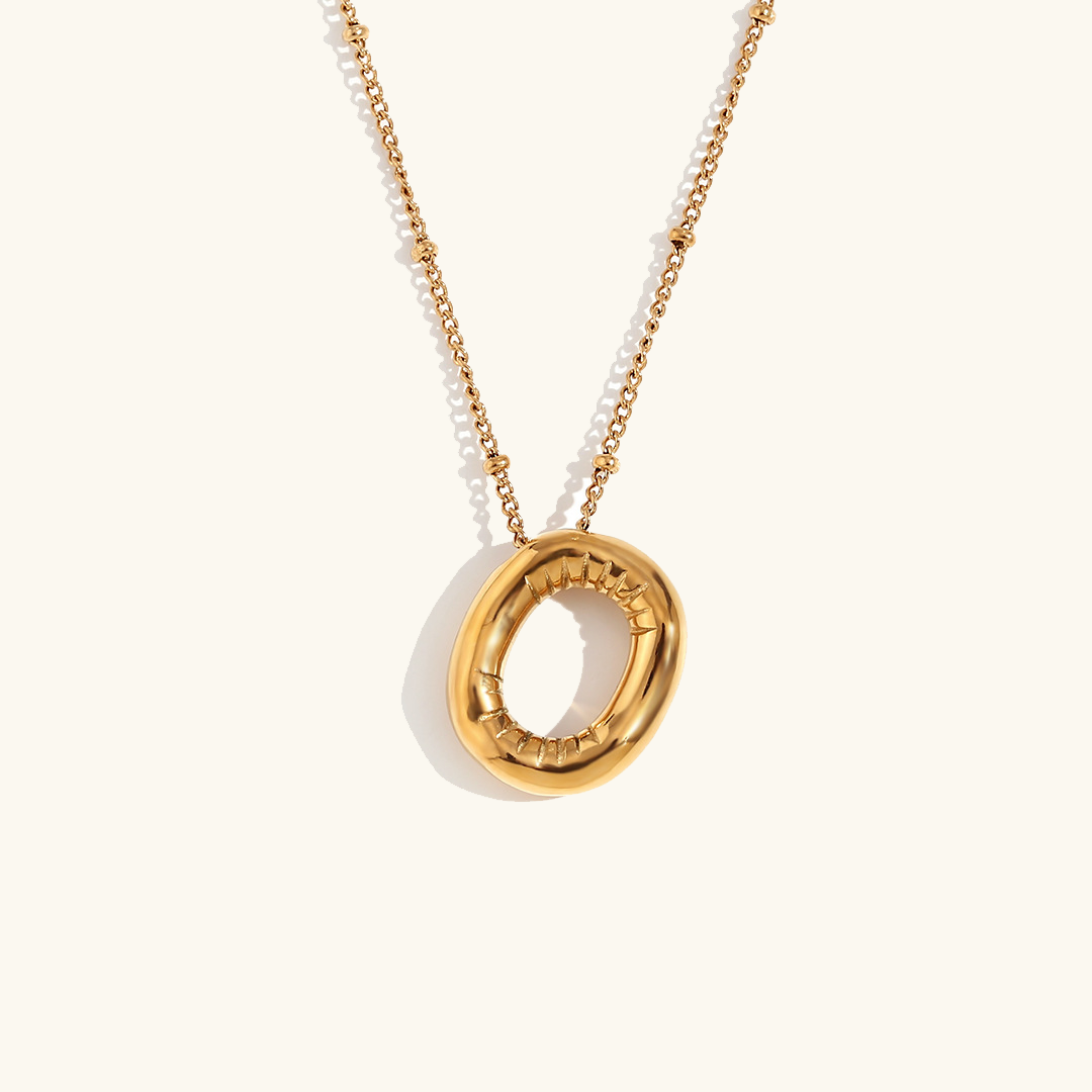 Aurelia Balloon Initial Necklace