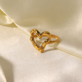 Verity Open Heart Statement Ring