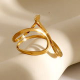 Isla Abstract Gold Ring