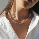 Aria Bold Link Chain Necklace