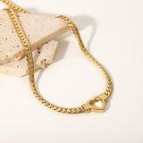 Vali Gold Heart Necklace