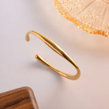 Aurora Sculpted Open Bangle