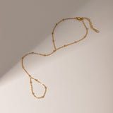 Celestine Dainty Bead Chain Bracelet
