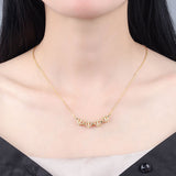 Four-Leaf Heart Clover Pendant Necklace