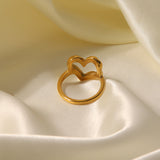 Verity Open Heart Statement Ring