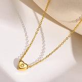 Heart Initial Pendant Necklace