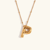Aurelia Balloon Initial Necklace