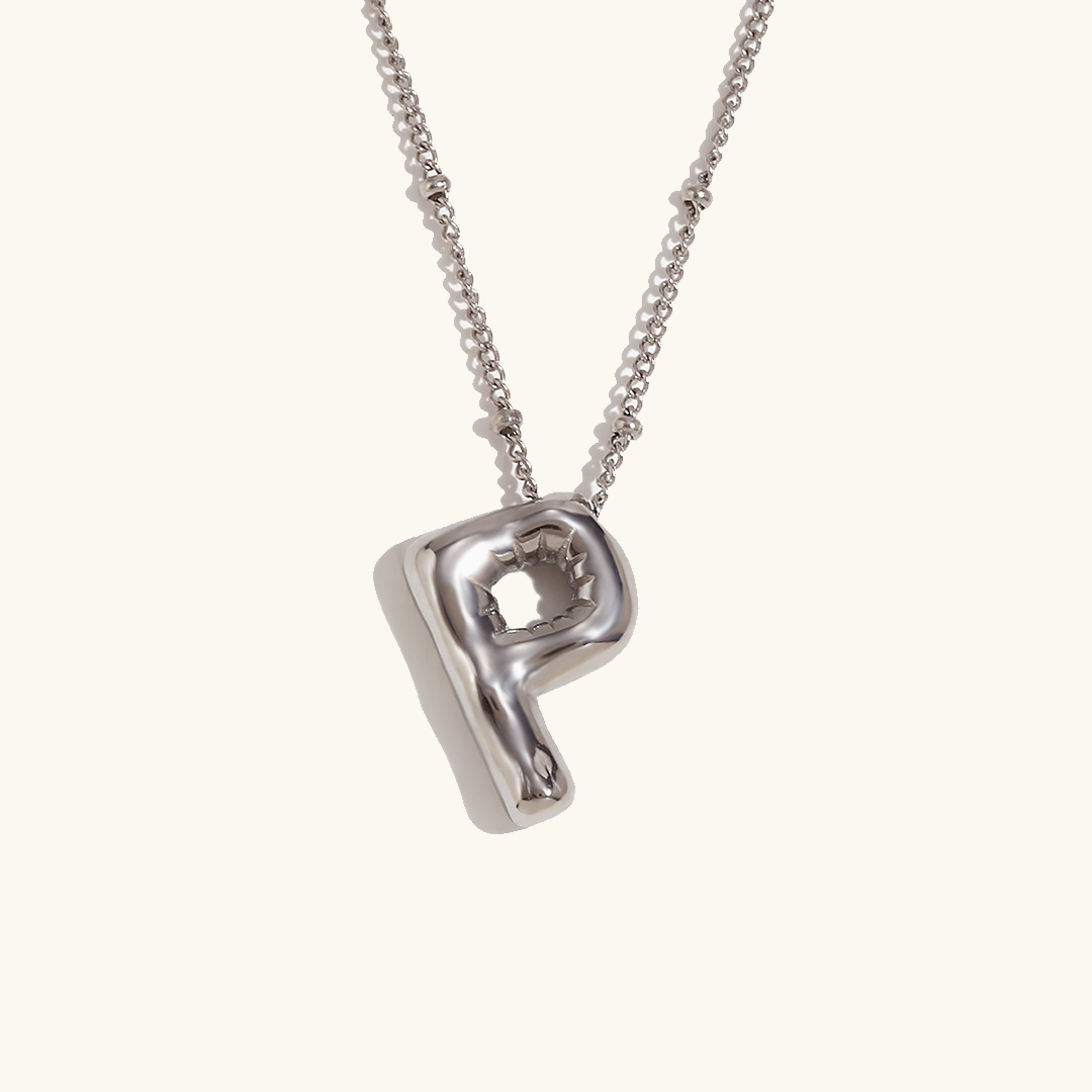 Aurelia Balloon Initial Necklace