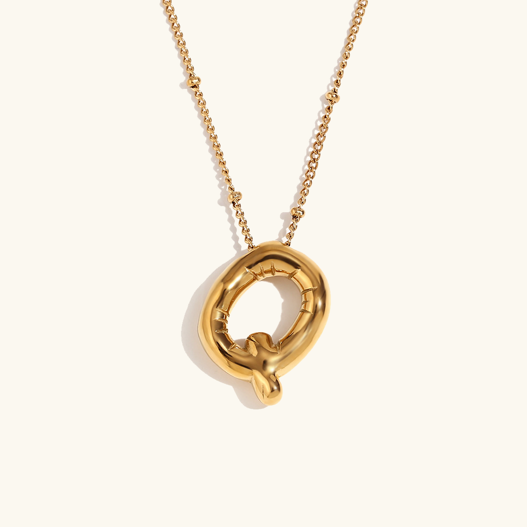 Aurelia Balloon Initial Necklace