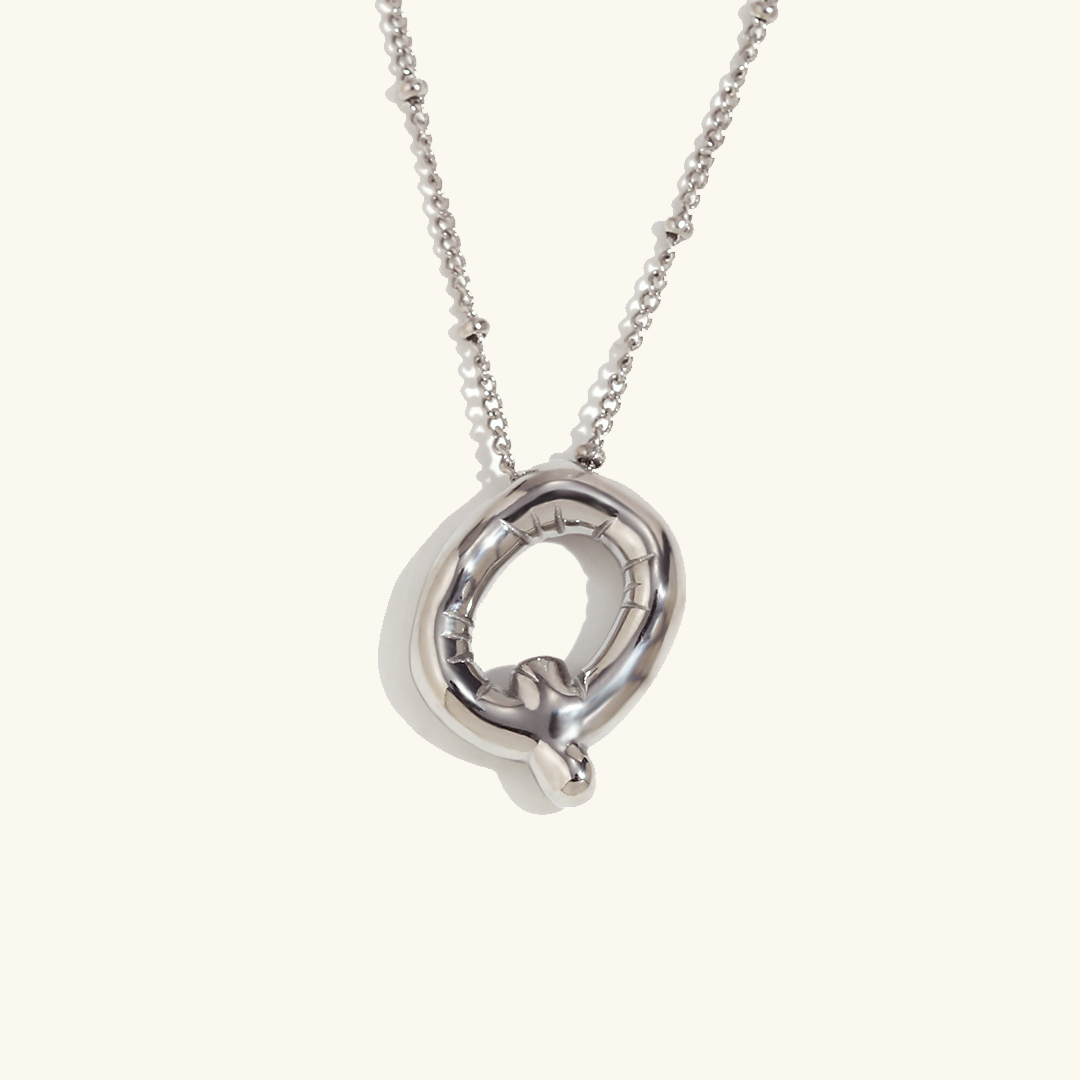 Aurelia Balloon Initial Necklace