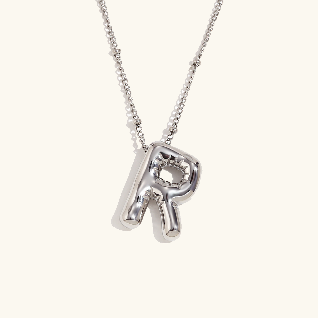 Aurelia Balloon Initial Necklace
