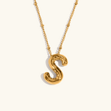 Aurelia Balloon Initial Necklace