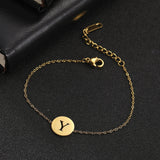 Gold Paw Print Chain Bracelet – Dainty Pet Lover Jewelry